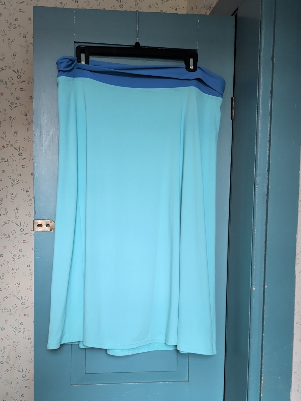 Title Nine Skirt Sport A-Line Dark Blue Waistband Flowy Sporty Athletic Large
